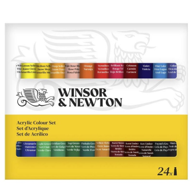 Estojo Tinta Acrilica C/24 10ml 2790003 Winsor Newton